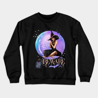 Magic Witch Tarot cards Beware potion witchy Witchcraft astrology Halloween Crewneck Sweatshirt